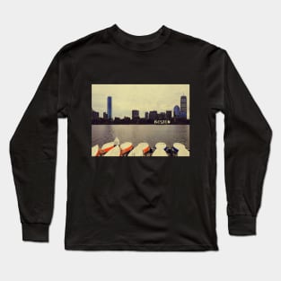 Boston skyline Long Sleeve T-Shirt